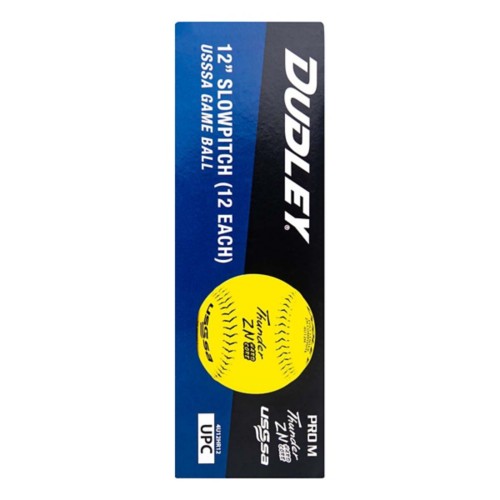 Dudley Thunder 12" USSSA Slowpitch Softball - 1 Dozen