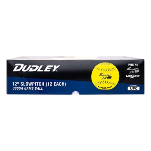 Dudley Thunder 12" USSSA Slowpitch Softball - 1 Dozen
