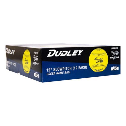 Dudley Thunder 12" USSSA Slowpitch Softball - 1 Dozen