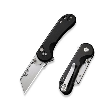 Civivi C23039B-1 Elementum Utility Button Lock Flipper Pocket Knife