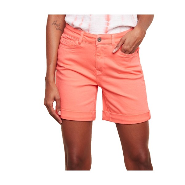 Women's Charlie B Rolled Up Stretch Flat Front Jean Shorts product image
