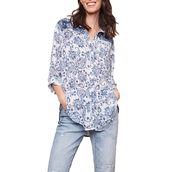 Women's Charlie B Printed Crinkle Blouse product image