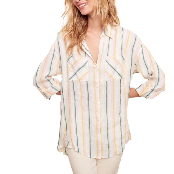Women's Charlie B Button Down Striped Tunic product image
