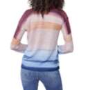 Women's Charlie B Tie Dye Printed Sheer Knit Sweater Pullover Sweater