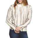 Women's Charlie B Printed Mock Neck Pullover Sweater