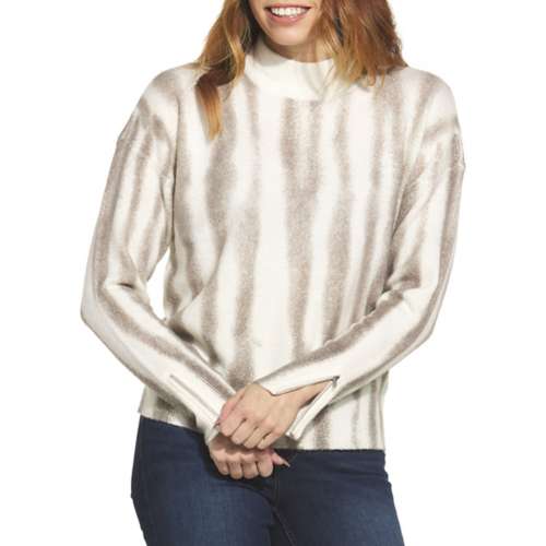 Women's Charlie B Printed Sweater Pullover Sweater
