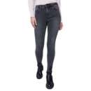 Women's Charlie B Embroidered Scalloped Hem Skinny Jeans Pants