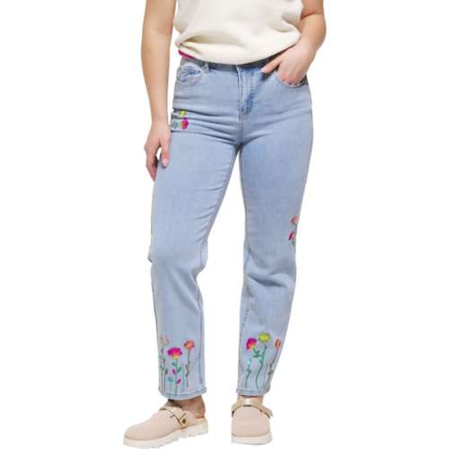 Women's Charlie B Embroidered Pants