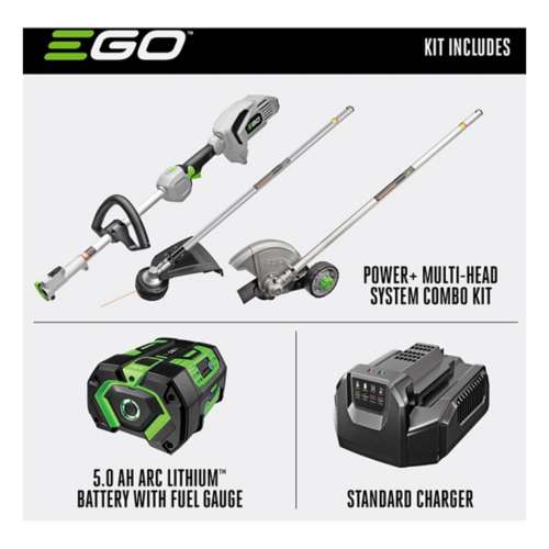 EGO Power+ Multi-Head System MHC1502 15 in. 56 V Battery Edger/Trimmer Kit (Battery & Charger)