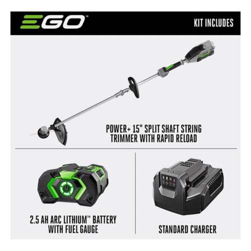 EGO Power+ ST1502SA 15 in. 56 V Battery String Trimmer Kit - Battery & Charger Included