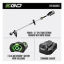 EGO Power+ ST1502SA 15 in. 56 V Battery String Trimmer Kit (Battery & Charger)