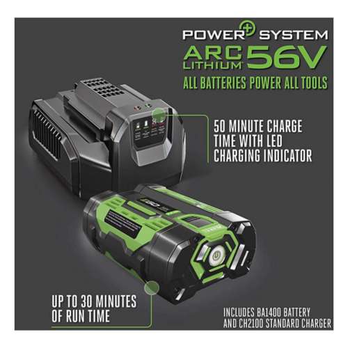 EGO Power+ ST1502SA 15 in. 56 V Battery String Trimmer Kit - Battery & Charger Included