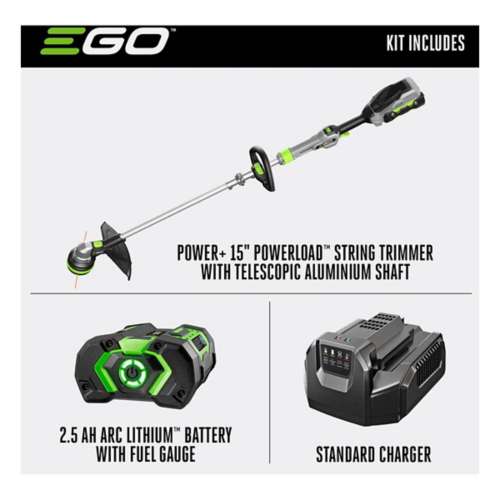 EGO Power+ ST1511T 15 in. 56 V Battery String Trimmer Kit (Battery & Charger)