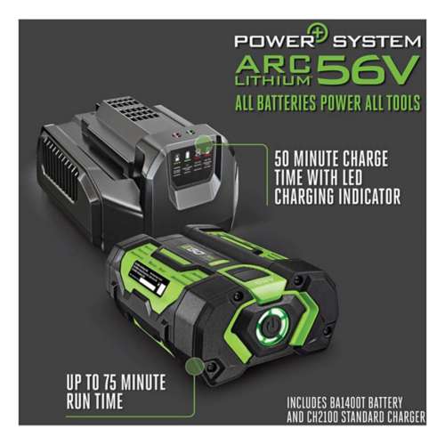 EGO Power+ LB6151 170 mph 615 CFM 56 V Battery Handheld Leaf Blower Kit (Battery & Charger)