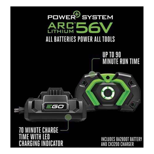 EGO Power+ LB7654 200 mph 765 CFM 56 V Battery Handheld Blower Kit