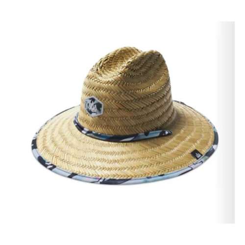 Mens Natural Camo lock Hat  Kids' Hemlock Hat Co Printed Straw