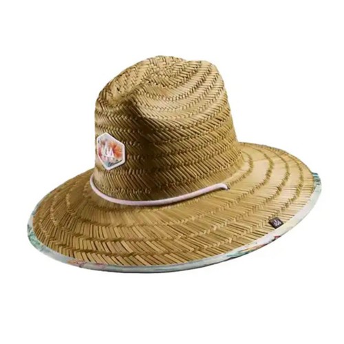 Women's Hemlock Hat Co Hanalei Straw Lifeguard Sun Hat