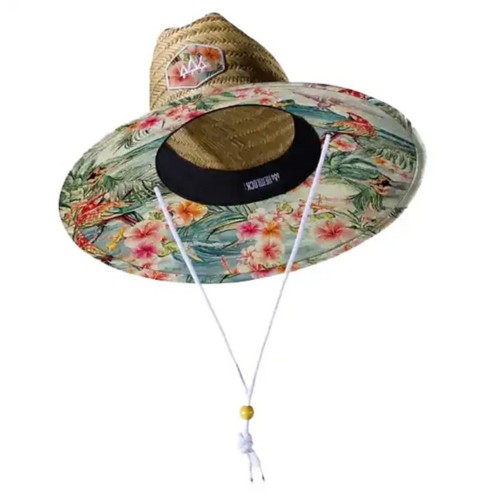 Women's Hemlock Hat Co Hanalei Straw Lifeguard Sun Hat