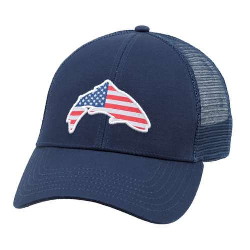 Adult Simms USA Walley Trucker Snapback Hat