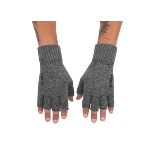 Simms Wool Half Finger Gloves