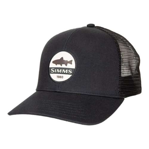 Adult Simms Trout Patch Trucker Snapback Hat