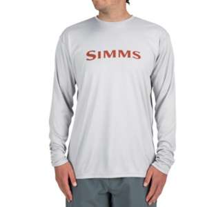 Men's Simms Tech Long Sleeve Fly Fishing T-Shirt