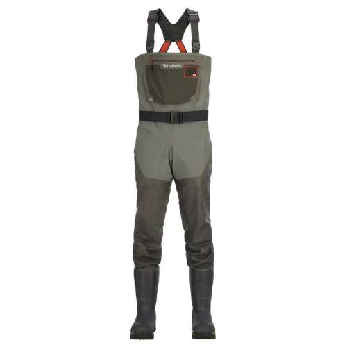 Men's Simms G3 Bootfoot Vibram Sole Guide Waders Fly Fishing Wading