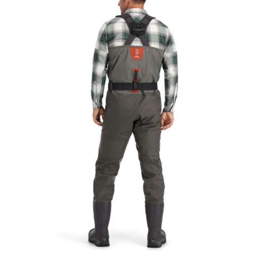 Men's Simms G3 Bootfoot Vibram Sole Guide Waders Fly Fishing Wading