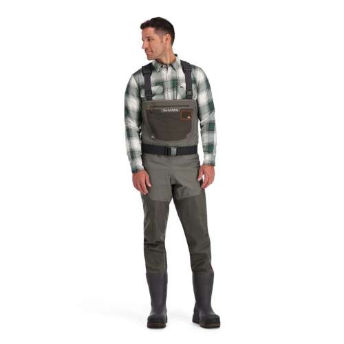 Men's Simms G3 Bootfoot Felt Sole Guide Waders Fly Fishing Wading Boots