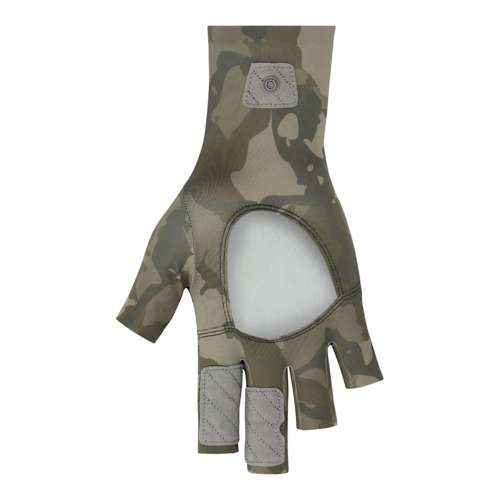 HUK Performance Wiring Stripping Fishing Gloves - Ice Boat Camo Size S/M or  L/XL