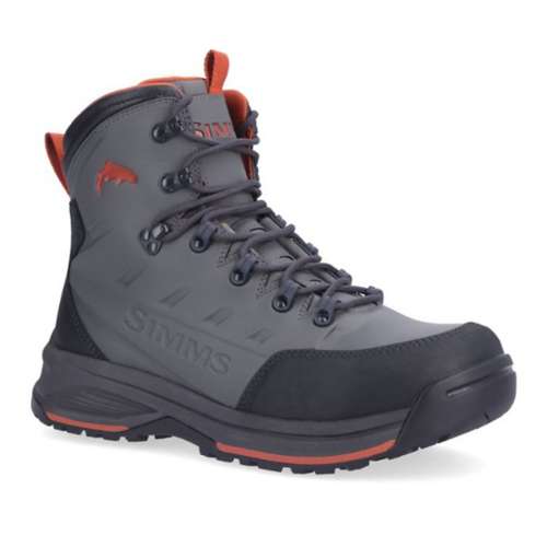 Men's Simms Freestone Rubber Soles Fly Fishing Wading Boots