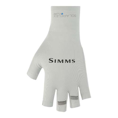 Simms SolarFlex Half Finger Sun Fishing Gloves