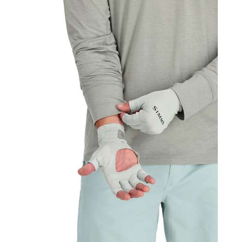 Simms SolarFlex Half Finger Sun Fishing Gloves