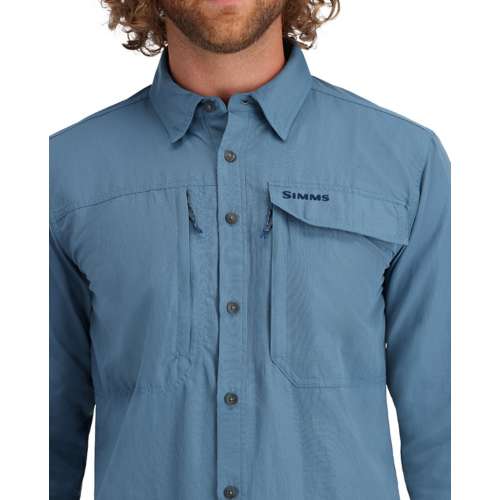 Men's Simms Guide Long Sleeve Button Up,T-Shirt