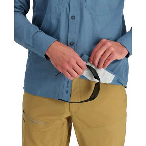 Men's Simms Guide Long Sleeve Button Up,T-Shirt