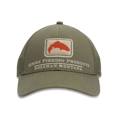 Men's Simms Trout Icon Trucker Adjustable Hat