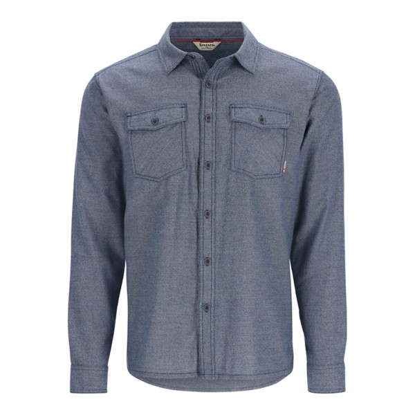 SIMMS Men's  Shoal Flannel Long Sleeve Button Up Shirt