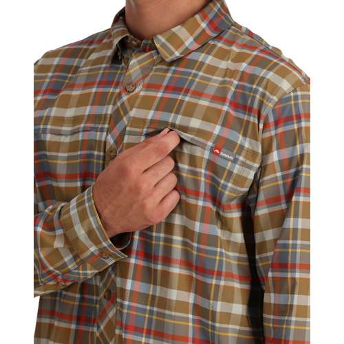 Men's Simms Bugstopper Long Sleeve Button Up,T-Shirt