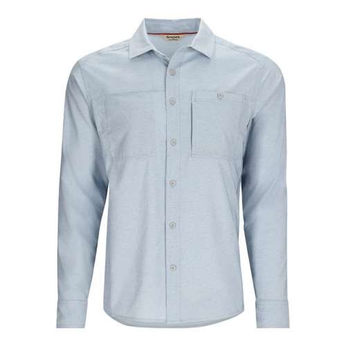 Men's Simms Challenger Long Sleeve Button Up,T-Shirt