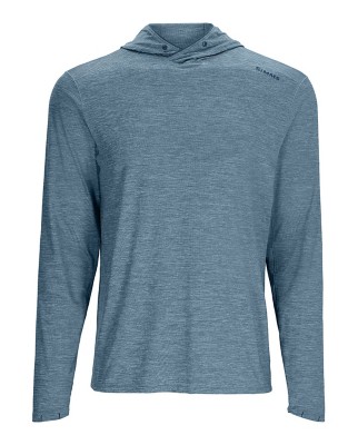 Men's Simms Mens SolarFlex Cooling Hoody Long Sleeve Hooded T-Shirt