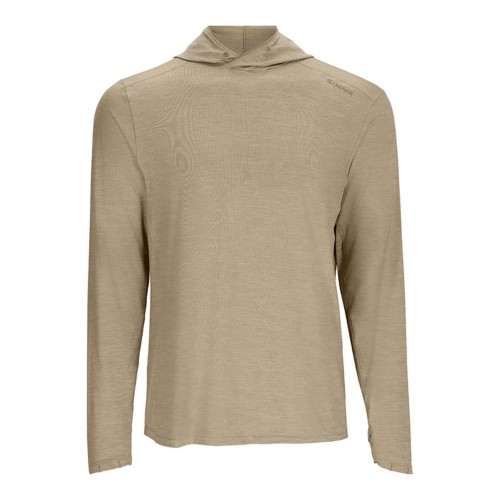 Men's Simms Mens SolarFlex Cooling Hoody Long Sleeve Hooded T-Shirt - Primary Image