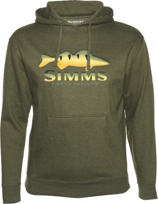 Men s Simms Walleye Perch Hoodie Buscemi Cotton Woven Shirt