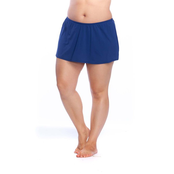 Women's 24th & Ocean Plus Mid Waist Bikini Bottom product image