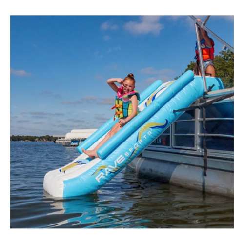 WaterTrampolines: Rave Pontoon Boat Slide