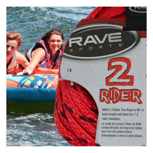 Rave Sports 1-Section 2-Rider Tow Rope