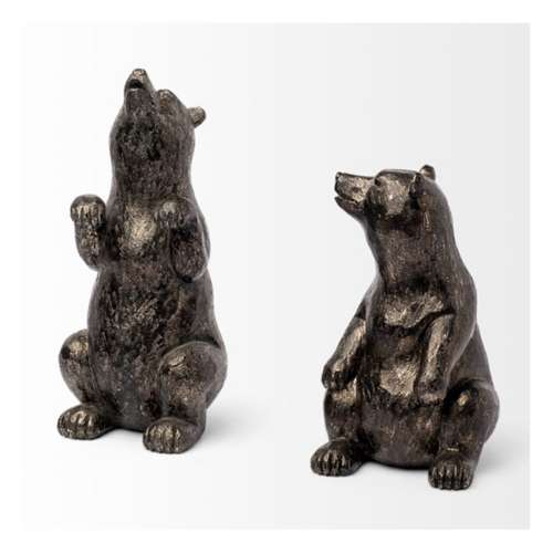 Mercana Sleuth Grizzy Bear Bookends