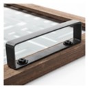 Mercana Fantuz Wood and Glass Serving Tray