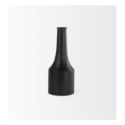 Mercana Aubrey Black Iron Flower Vase - Primary Image