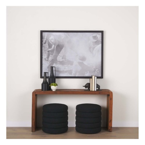 Mercana Aubrey Black Iron Flower Vase - Primary Image