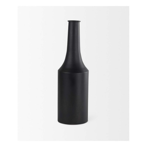 Mercana Aubrey Black Iron Flower Vase - Primary Image